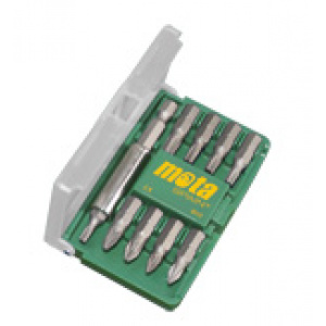 MOTA JUEGO PUNTAS ENCASTRE 1/4″ 10PZS