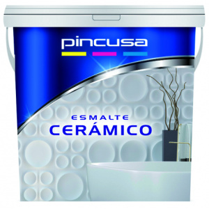 PINCUSA ESMALTE CERAMICO MULTIUSOS ACABADO BRILLANTE BLANCO