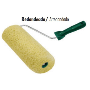 CIRET RODILLO HILO VERDE POLIACRILICO ACOLCHADO REDONDEADO 22CM