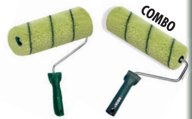 CIRET RODILLO HILO VERDE POLIAMIDA COMBO M/BIMATERIAL P/REDONDEADA 23CM