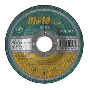 MOTA DISCO DE DESBASTE HIERRO