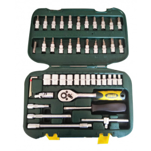 MOTA JUEGO BOCALLAVES – ENCASTRE 1/4″ – 45 PCS