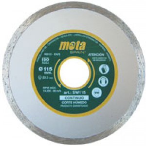 MOTA DISCO DIAMANTADO LISO HUMEDO