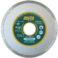 MOTA DISCO DIAMANTADO LISO HUMEDO