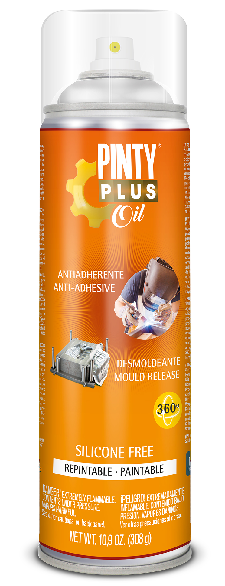 PINTYPLUS OIL DESMOLDEANTE SIN SILICONAS