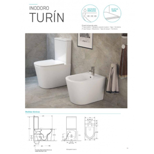 AQUORE INODORO TURIN COMPACTO
