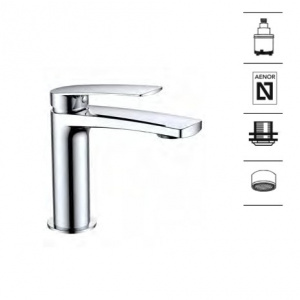 AQUAHOME MALIBU MONOMANDO LAVABO CROMO