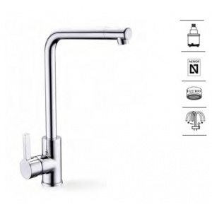 AQUAHOME MILAN MONOMANDO FREGADERO ANGULAR CROMO