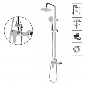 AQUAHOME LYON MONOMANDO CONJUNTO DUCHA ROC25
